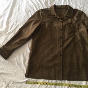 COPY - Wool jacket plaid probably LAUREN